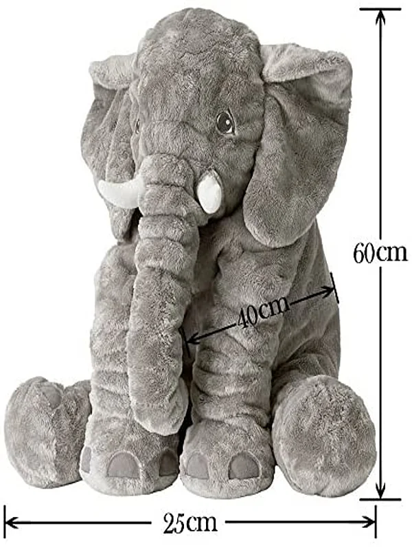 Grey Plush Elephant